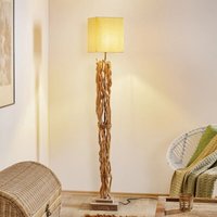 [GEBRAUCHT] Onli Stehleuchte Marica Standlampe Lampe Stoffschirm Holzelement Wohnzimmer B-Ware von ONLI