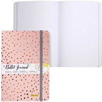 ONLINE® Notizbuch Bullet Journal Spotlights Rose DIN A5 punktraster, mehrfarbig Softcover 144 Seiten von ONLINE®