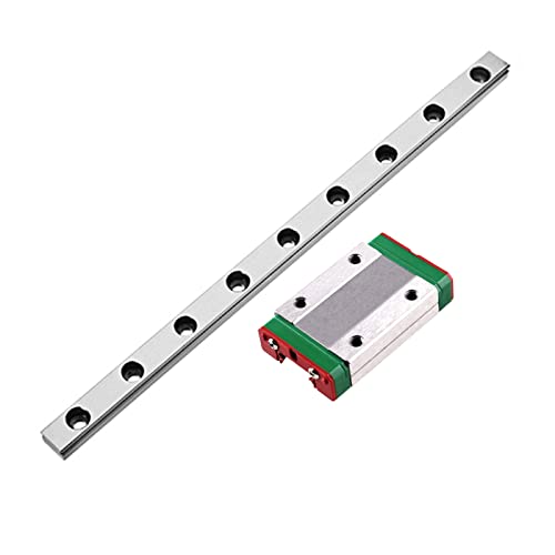 ONLISUM MGN12H 400mm 1 Stücke Mini Linearführung mit 1 Stück MGN12H Lagerkissen Blöcke für DIY 3D Drucker und CNC-Maschine Fräsmaschinen von ONLISUM