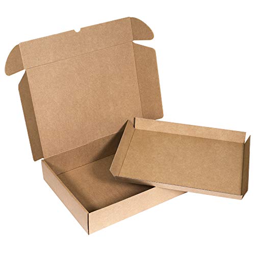 ONLY BOXES, 10 Boxen mit herausnehmbarem Tablett für Gastronomie, Veranstaltungen, Box aus Kraftkarton, Größe L von ONLY BOXES