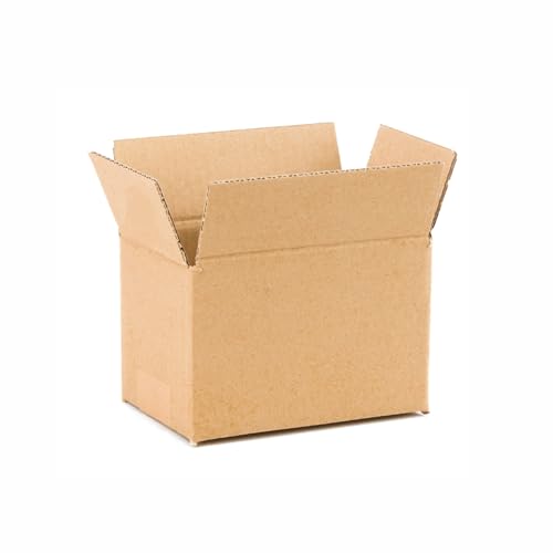 Pack mit 25 verstärkten Kartons mit den Maßen 15x10x10 cm und einfacher Welle - Hergestellt in der Europäischen Union aus recyceltem Karton, widerstandsfähig für Versand, Lagerung und Umzüge von ONLY BOXES