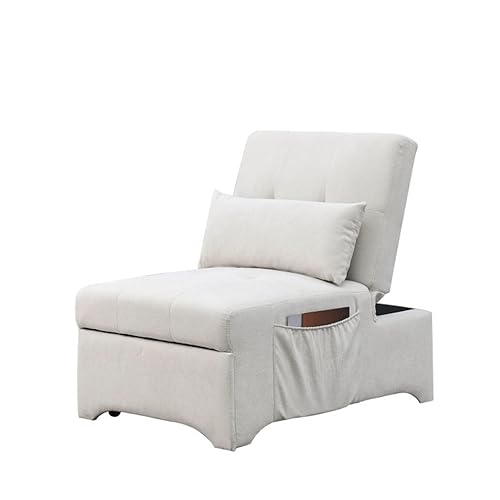 ONMYJFD 62,2 cm B umwandelbarer Stuhl 4 in 1 Multifunktionaler Klappschlafsofa Sofa Bett ausziehbar Schlafsofa mit Verstellmöglichkeit von ONMYJFD