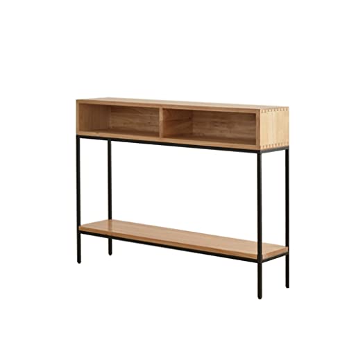 ONMYJFD Massivholz Eingangstisch Skandinavischer Eingangstisch Sofa Bar Ein paar Barkoffer Wand Sideboard Regale von ONMYJFD