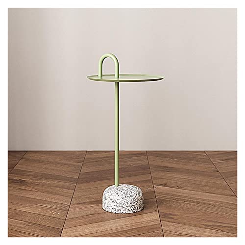 ONMYJFD Nordic Design Rock kleiner Couchtisch Wohnzimmer Sofa Beistelltisch praktisch beweglich kleine Wohnung Ecktisch (schwarz) von ONMYJFD