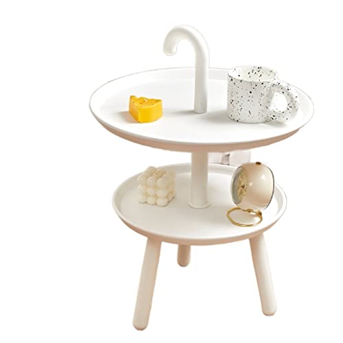 ONMYJFD Nordic Kleiner Couchtisch, abnehmbar, Handsofa, Eck-Nachttisch, kleiner Tisch, Schlafzimmer, Balkon, Beistelltisch (D) von ONMYJFD