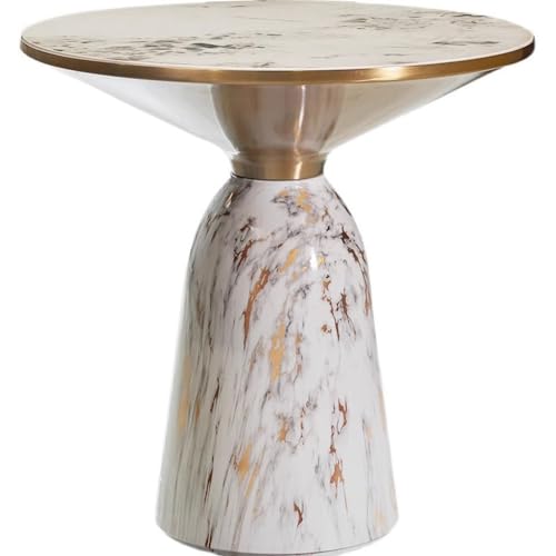 ONMYJFD Rock Board Sofa Edge Ark Contracted Round Angle Sitting Room Single Person Small Tea Table von ONMYJFD