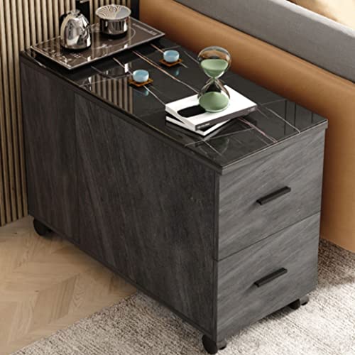 ONMYJFD Rock Slab Sofa Beistelltisch Beistellschrank Kleiner Couchtisch Wohnzimmer Zuhause Aufbewahrungsschrank Tisch Couchtisch (A) von ONMYJFD