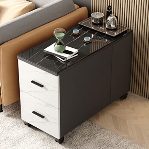 ONMYJFD Rock Slab Sofa Beistelltisch Beistellschrank Kleiner Couchtisch Wohnzimmer Zuhause Aufbewahrungsschrank Tisch Couchtisch (C) von ONMYJFD