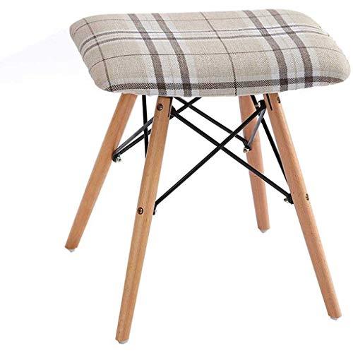 ONMYJFD Sofa-Hocker, Stuhl, Hocker, gepolsterter Fußhocker, Samt, rund, multifunktional, mit abnehmbarem Bezug von ONMYJFD