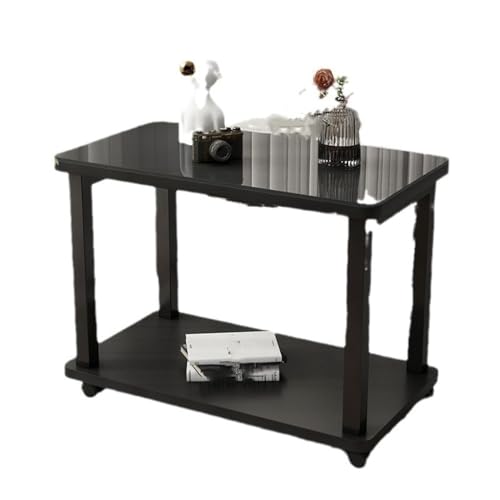 ONMYJFD Teetisch Wohnzimmer Familie klein kann Sofa Seite ein paar Tische Glas bewegen von ONMYJFD