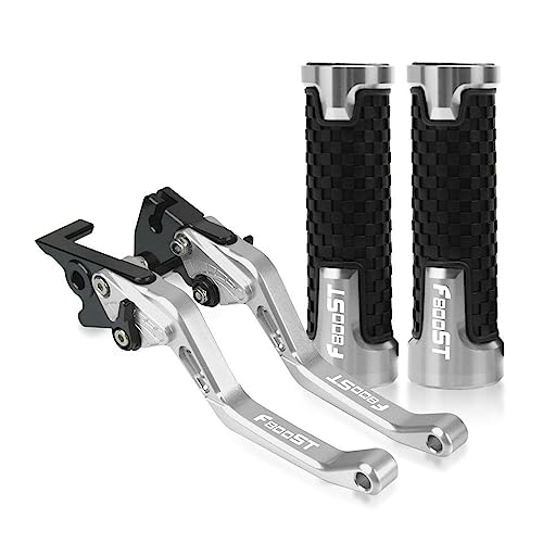 ONNEXO Für BMW F800ST F 800 ST 2006 2007 2008 2009 2010 2011 2012 2013 2014 2015 Motorrad Lenker Einstellbare Bremse Kupplung Hebel Griffe Griff (Farbe : Sliver) von ONNEXO