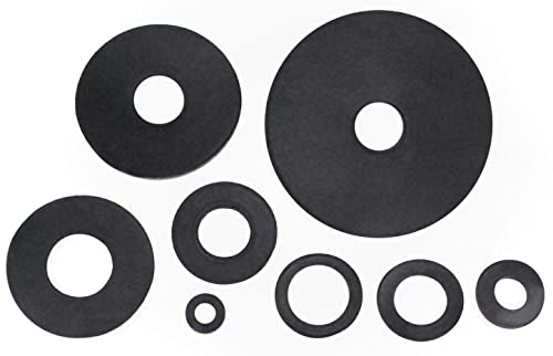 100x Gummi Unterlegscheibe, Gummischeibe in 34 Größen zum auswählen (32x10x3) von ONPIRA