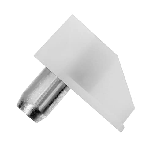 100x Regalbodenträger Ø5mm Regalträger Winkelbodenträger Bodenträger Regalhalter Farbe weiß von ONPIRA