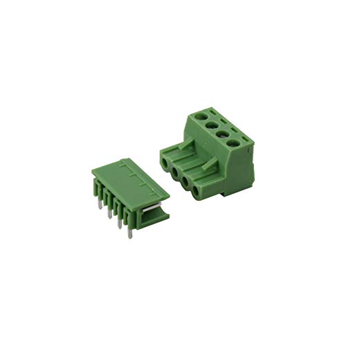 10x Anschlussklemmen RM 5,08 in 9 Größen von 2 Pin-14 Pin auswählbar (4 Pin) von ONPIRA