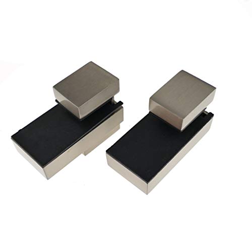2x DESIGN Regalträger Regalhalter bis 25 kg Regal Alu Aluminium (Edelstahl-Optik) von Onpira