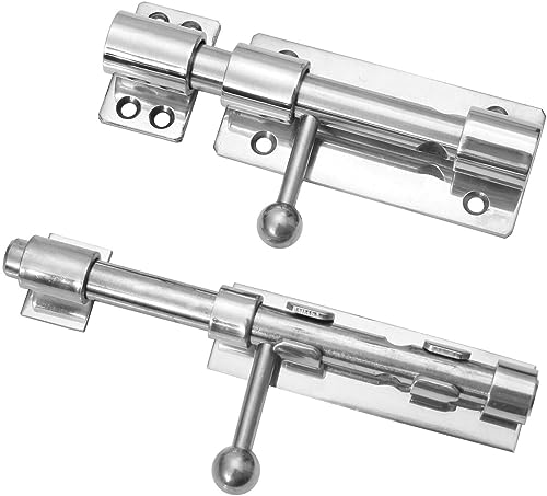 Bolzenriegel aus Edelstahl V4A in 2 Varianten zum auswählen zum Schrauben oder zum schweißen (Zum Verschrauben) von ONPIRA