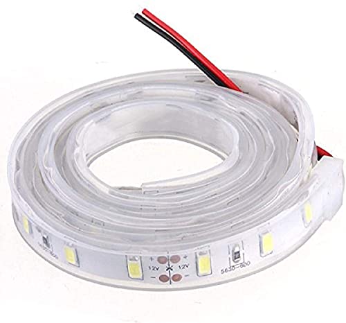 ONPIRA LED Streifen 12V Wasserdicht mit Kabel Selbstklebend 5050 SMD Auswahlmöglichkeit 10-100cm und 7 Farben (Pink, 100cm) von ONPIRA