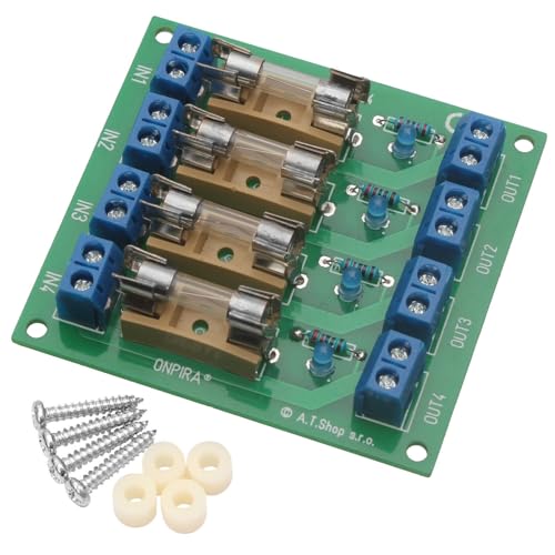 ONPIRA Sicherungsmodul Stromverteiler 12A Verteiler Modellbau Sicherungsverteiler inkl. Montagematerial von ONPIRA