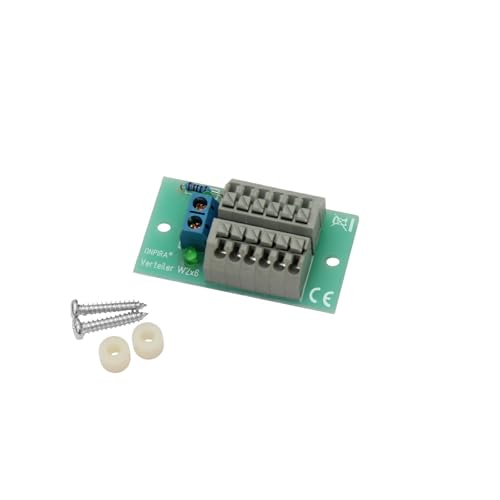 ONPIRA Stromverteiler Gleich- und Wechselstrom Verteiler 8A belastbar Modellbau Ausführung 6-Fach von ONPIRA