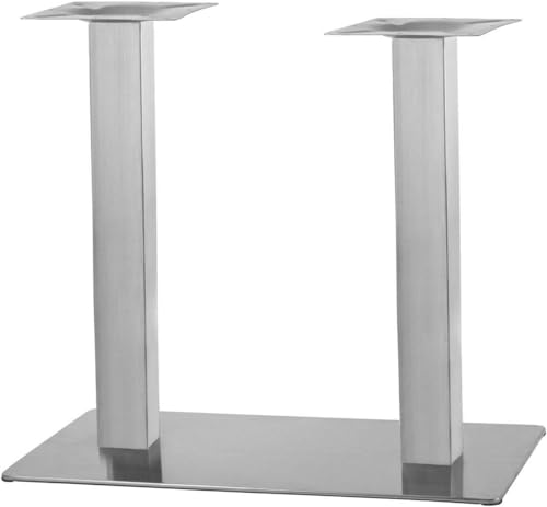 Tischgestell Edelstahl Modell Q Doppelt (Esstisch Höhe: 71cm) von ONPIRA
