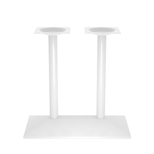 ONPIRA Tischgestell Modell „München“ Weiss in Single, Doppelt oder Stehtisch Variante zur Auswahl (Doppelt 72cm) von ONPIRA
