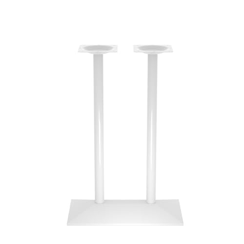 ONPIRA Tischgestell Weiss Modell „München“ in Single, Doppelt oder Stehtisch Variante zur Auswahl (Stehtisch 110cm) von ONPIRA