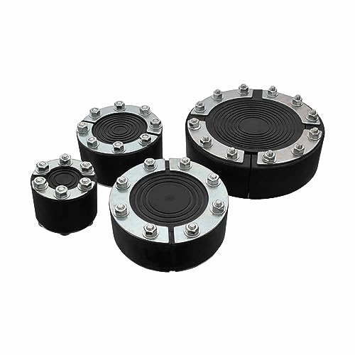 Onpira® Universal Mauerdurchführung Ringraumdichtung für Rohr & Kabel in 11 Grössen und 2 Materialen (Edelstahl V2A 120mm) von ONPIRA