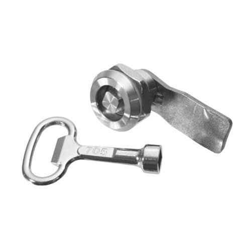 Vierkant Edelstahl Schaltschrank Schloss Schaltschrank Schlüssel Zählerschrank Verteiler Möbelschloss in 5 Grössen zur Auswahl von 0-20mm (Vierkantschlüssel) von ONPIRA