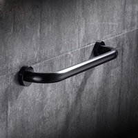 Badezimmer-Haltegriff, Dusch-Sicherheitsgriff, rutschfester 30-cm-Haltegriff für Badezimmer, Badewanne, Toilette (schwarz) von ONTWAY