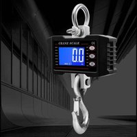 Bilancia elettronica - Bilancia digitale a gru da 1000 kg/2000 libbre con display LCD, bilancia elettronica - Nero von ONTWAY