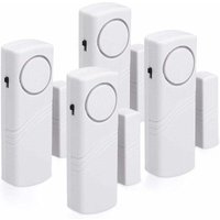Ontway - Jalleria Tür- und Fensteralarm – 4er-Set kabelloser Einbruchalarm – Sicherheit für zu Hause gegen Einbruch – magnetischer Betrieb – 100 dB von ONTWAY