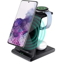Samsung Induktionsladegerät, 15 w Universal Qi Wireless Ladegerät Tragbares Schnellladen für Samsung S22 Ultra/S21/Galaxy z Fold 3/Flip 3, Galaxy Samsung Induktionsladegerät, 15 w Universal Qi Wireless Ladegerät Tragbares Schnellladen für Samsung S22 Ultra/S21/Galaxy z Fold 3/Flip 3, Galaxy von ONTWAY