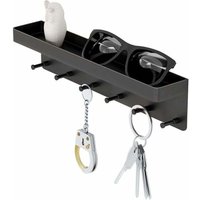 Llavero de pared de metal negro, gancho para puerta, gancho de pared, perchero, gancho adhesivo sin taladrar, para pared, baño, cocina, sala de estar. Llavero de pared de metal negro, gancho para puerta, gancho de pared, perchero, gancho adhesivo sin taladrar, para pared, baño, cocina, sala de estar. von ONTWAY