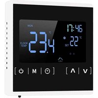 Thermostat für elektrische Fußbodenheizung, programmierbare Temperatur und LCD-Display mit Dual-Temperatur und Dual-Steuerung, 3 Meter externes Thermostat für elektrische Fußbodenheizung, programmierbare Temperatur und LCD-Display mit Dual-Temperatur und Dual-Steuerung, 3 Meter externes von ONTWAY