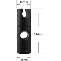 Ontway - Tigrezy Duschhalterung, 22 mm verstellbarer Durchmesser, Handbrausehalterung im Chrom + ABS-Design, einfache Installation, geeignet für Ontway - Tigrezy Duschhalterung, 22 mm verstellbarer Durchmesser, Handbrausehalterung im Chrom + ABS-Design, einfache Installation, geeignet für von ONTWAY