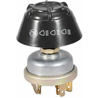 Traktorschalter, 12 V wasserdichter Licht-/Hupenschalter Metalldruckknopf für Massey Ferguson Traktor (Silber + Schwarz) von ONTWAY