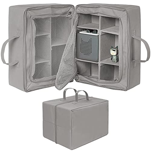 ONVAYA® Aufbewahrungsbox | grau | vielseitiger Multifunktions-Organizer | Aufbewahrungstasche aus Stoff | ideal für Spielzeug oder Koffer Organizer | Organizer-Box von ONVAYA