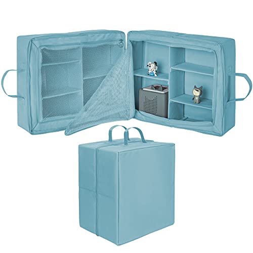 ONVAYA® Aufbewahrungsbox | hellblau | vielseitiger Multifunktions-Organizer | Aufbewahrungstasche aus Stoff | ideal für Spielzeug oder Koffer Organizer | Organizer-Box von ONVAYA