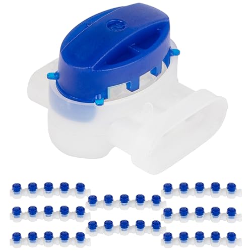 ONVAYA® Mähroboter Zubehör Kabelverbinder | 40 Stück | Wasserdicht | Kabelklemmen mit Gel Füllung | Verbindungsklemmen von ONVAYA