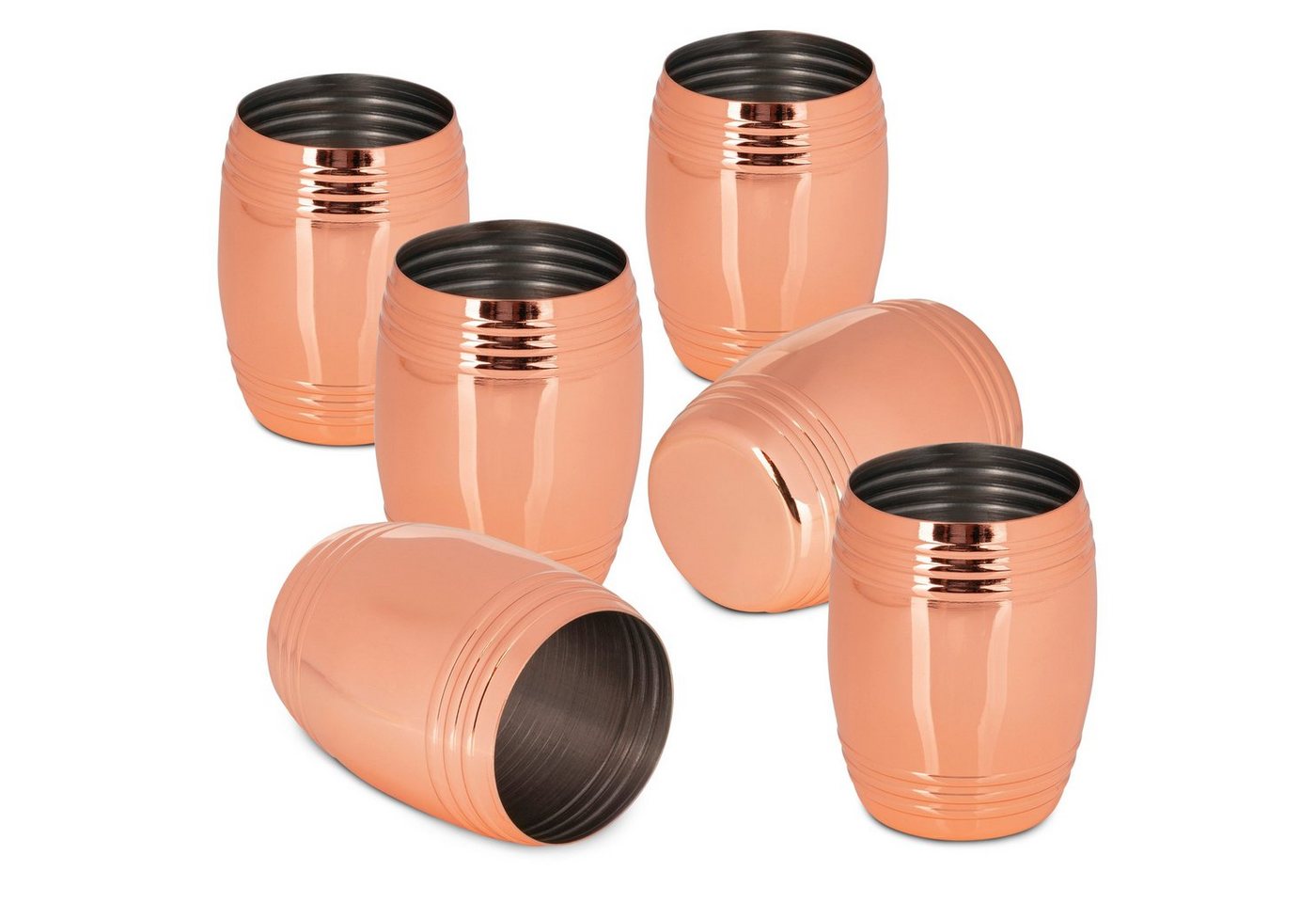 ONVAYA Schnapsglas Moscow Mule Becher Geschenk Set, Pinchen, Kupfertassen von ONVAYA