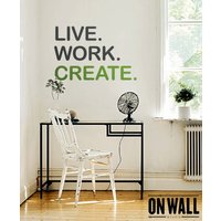 Quote Wall Art - Büro Wandaufkleber Motivierende Wand Zitat Q002 von ONWALLstudio