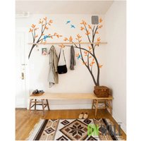 Tree Wall Art - Wald Birke Aufkleber Märchen Wandbild Mm031 von ONWALLstudio