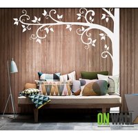 Tree Wall Decal - Ecke Baum Aufkleber Foto Hängende K014 von ONWALLstudio