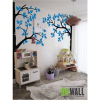 Tree Wall Decal - Ecke Wandaufkleber Set Von Zwei Wandmalereien K015 von ONWALLstudio