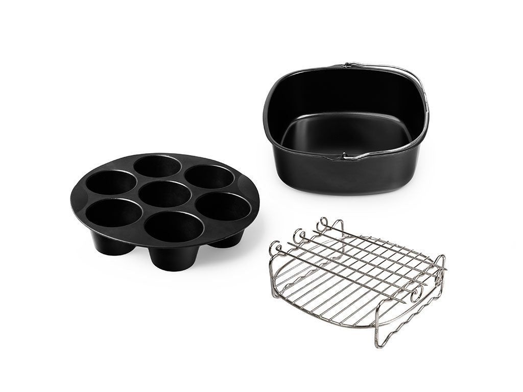 Onyx Cookware Heissluftfritteuse Zubehör 3-packung - 8l Onyx Cookware Heissluftfritteuse Zubehör 3-packung - 8l von Onyx Cookware