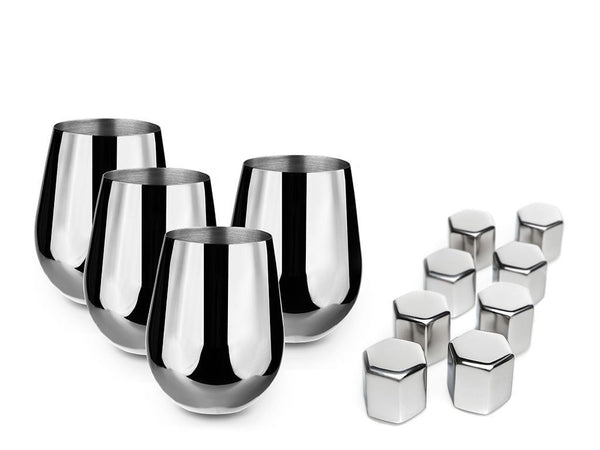 Trinkbehälter set - edelstahl tasse von ONYX COOKWARE - STEEL DRINKWARE