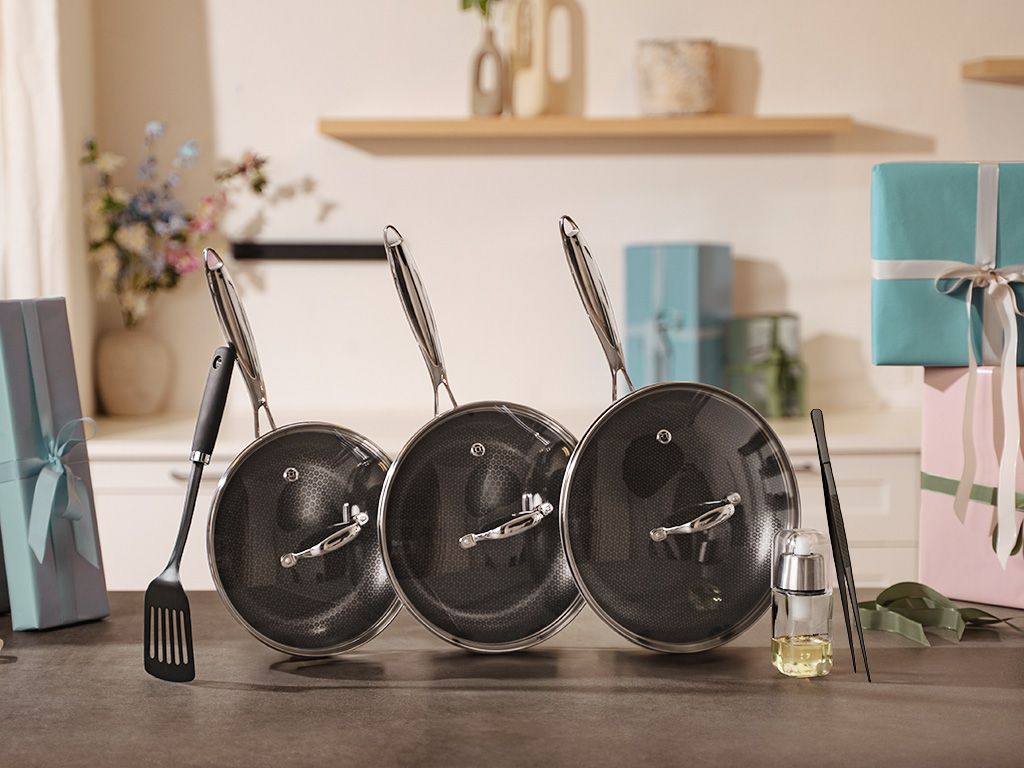 Onyx Cookware Komplettes Pfannenset 3-stück Onyx Cookware Komplettes Pfannenset 3-stück von Onyx Cookware