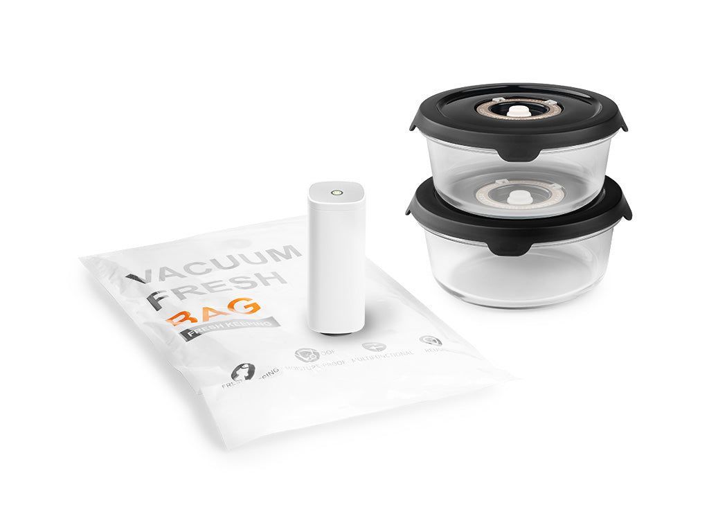 Onyx Cookware Runde Vakuumglasbehälter - Allround-satz Onyx Cookware Runde Vakuumglasbehälter - Allround-satz von Onyx Cookware