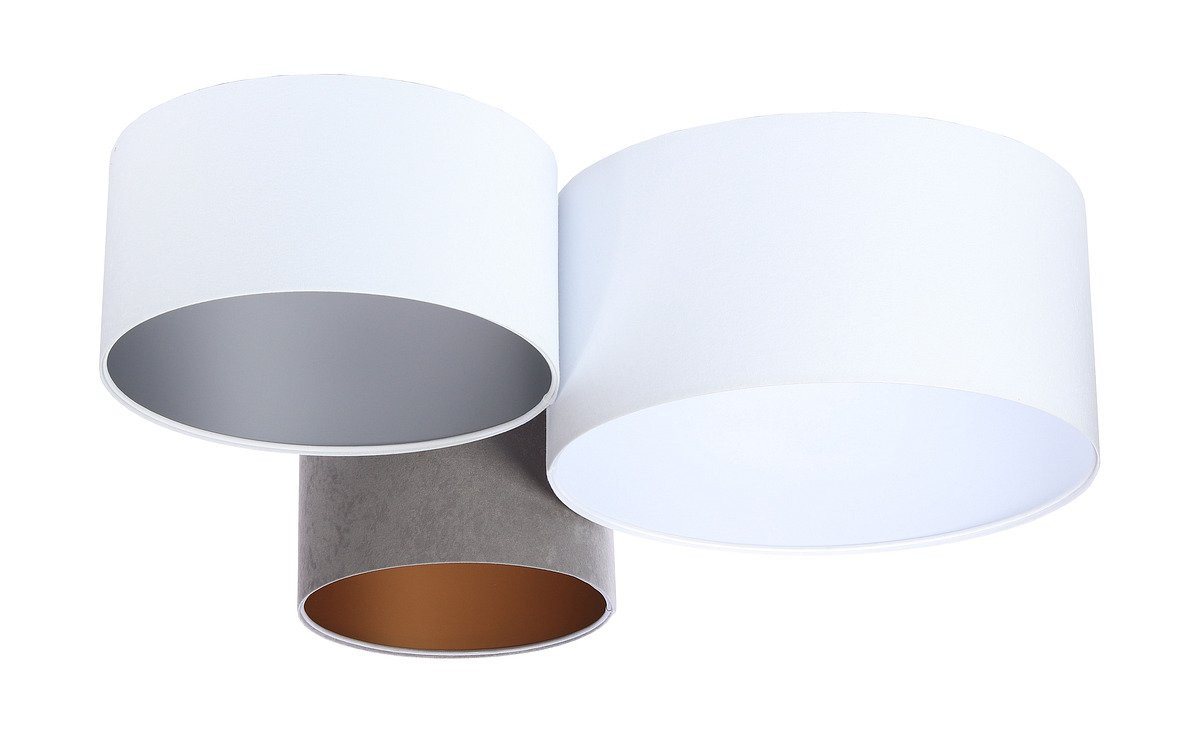 ONZENO Deckenleuchte Trio Pure Ineffable 75x34x34 cm, einzigartiges Design und hochwertige Lampe von ONZENO