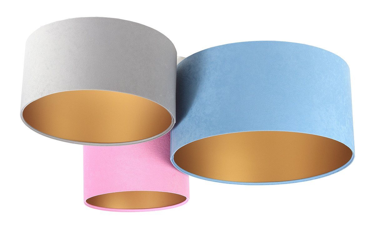 ONZENO Deckenleuchte Trio Pure Reserved 1 75x34x34 cm, einzigartiges Design und hochwertige Lampe von ONZENO